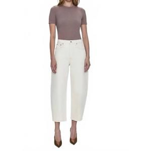 Pistola High Rise Women Jeans in Cream